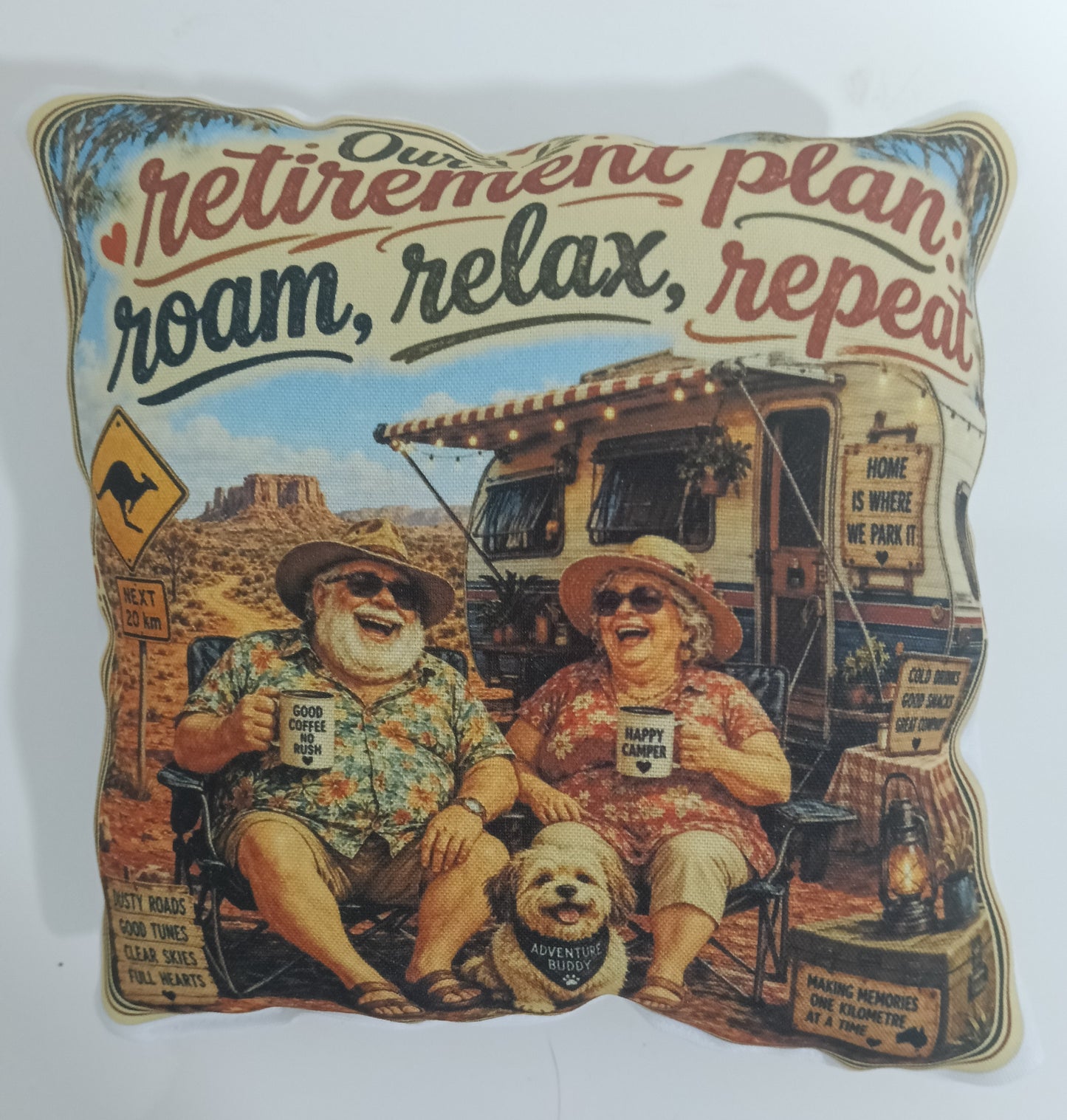 Miniature Handmade Cushions - Full Colour Printing - 22cm in Size