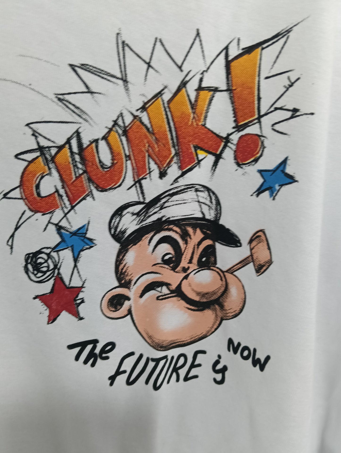 Popeye "The Future is Now" Graphic Oversized T-Shirt - XL