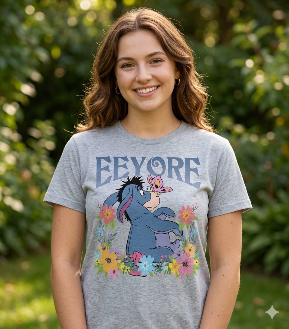Cute Disney-Inspired Pooh, Tigger, Eeyore, & Piglet Shirts – The Perfect Gift for Him or Her