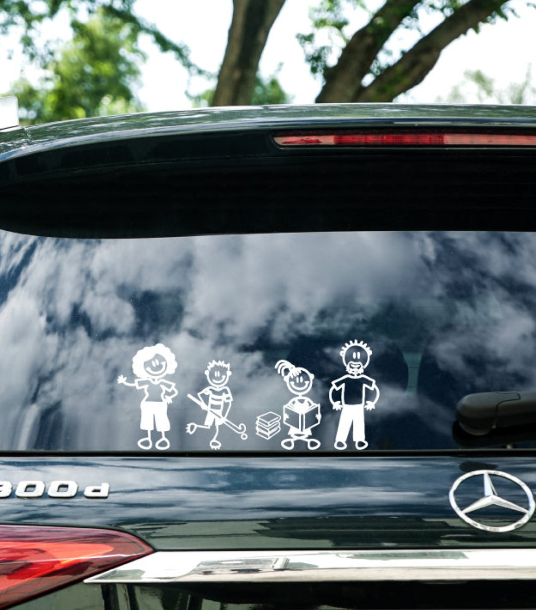 Family funny decals - Choose your family members